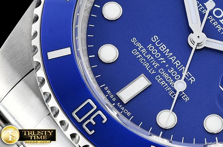0509 HighQuality ROLSUB0257 – Submariner 116619LN SS SS Blue JF Asia 1031